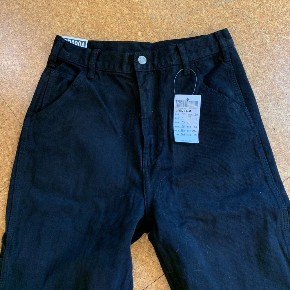 Black Brandy melville painter pants